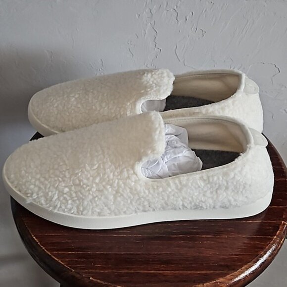 allbirds Merino Wool Lounger Fluff Slip-on Shoes Size 11 Men\'s Natural White New main image 9